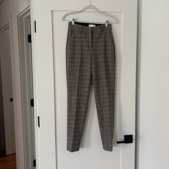 H&M Plaid Pants - Brown - Picture 1 of 8